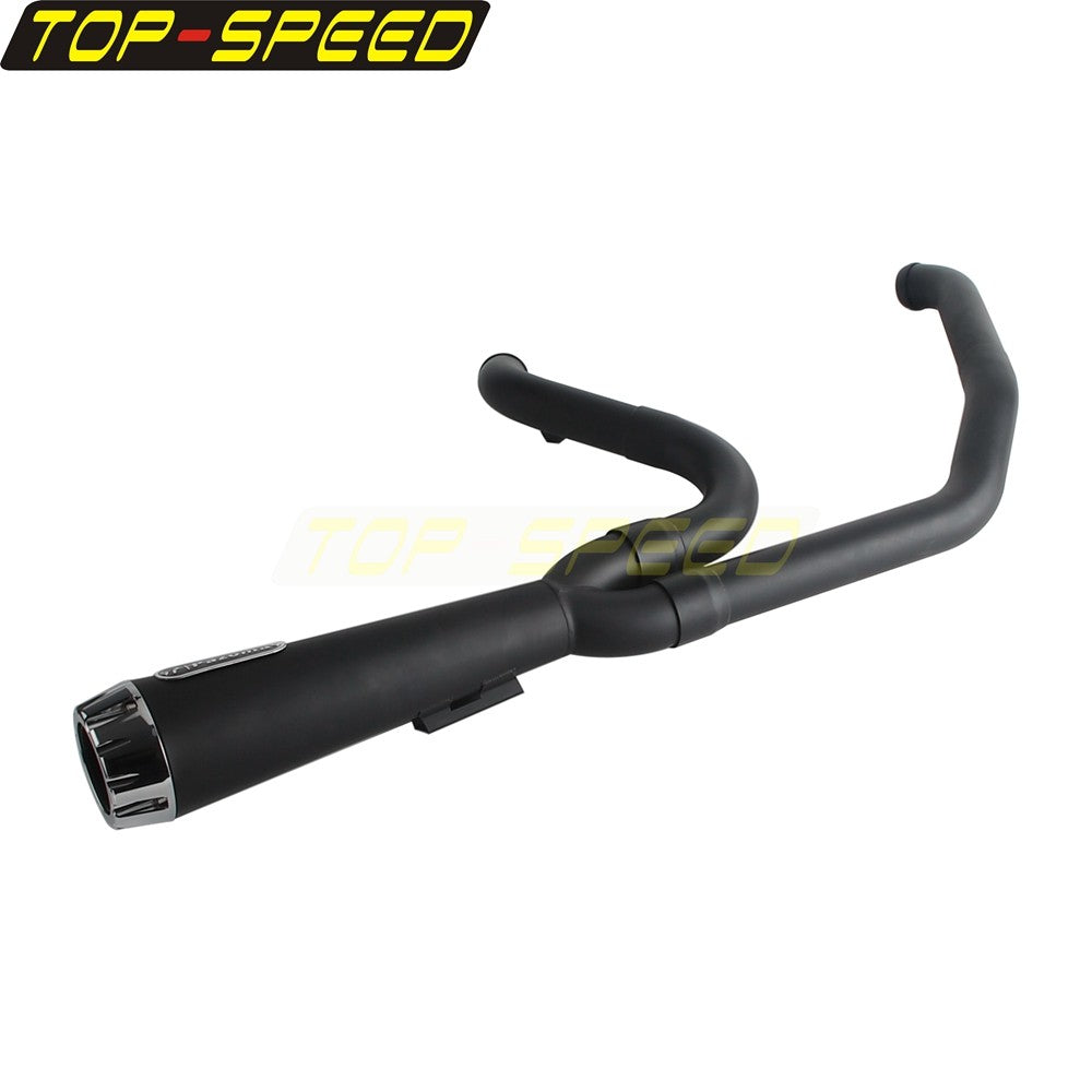 For Harley CVO Street Glide FLHXSE 2017-2025 CVO Road Glide ST FLTRXSTSE 2024-2025 2-Into-1 Exhaust Motorcycle Touring Mufflers