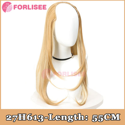 Cabelo Sintético Feminino Estilo Cabelo Comprido Cabelo Extra Comprido Perucas Sintéticas Apliques Camadas Aumento de Cabelo No Topo da Cabeça
