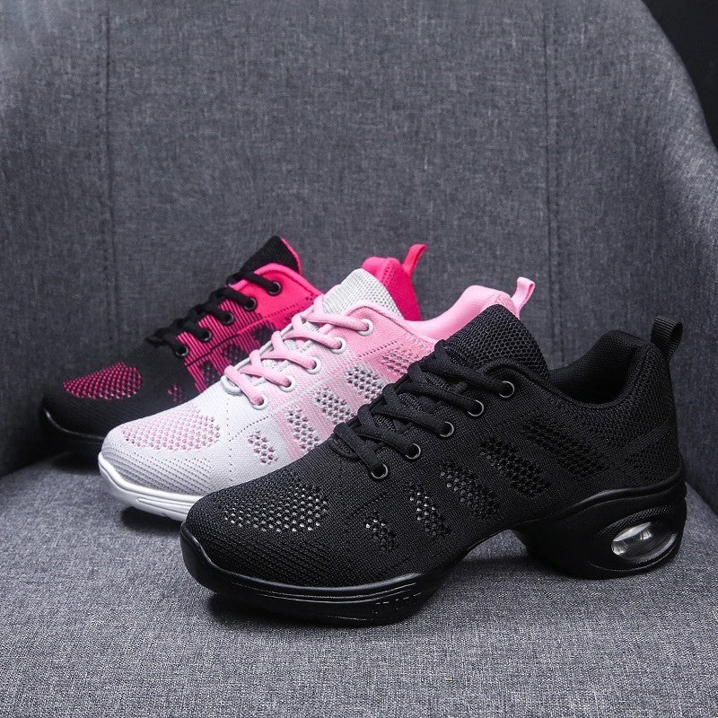 Jazz Dance Shoes For Women's Dance Sneakers Lightweight Breathable Woman Dancing Shoes