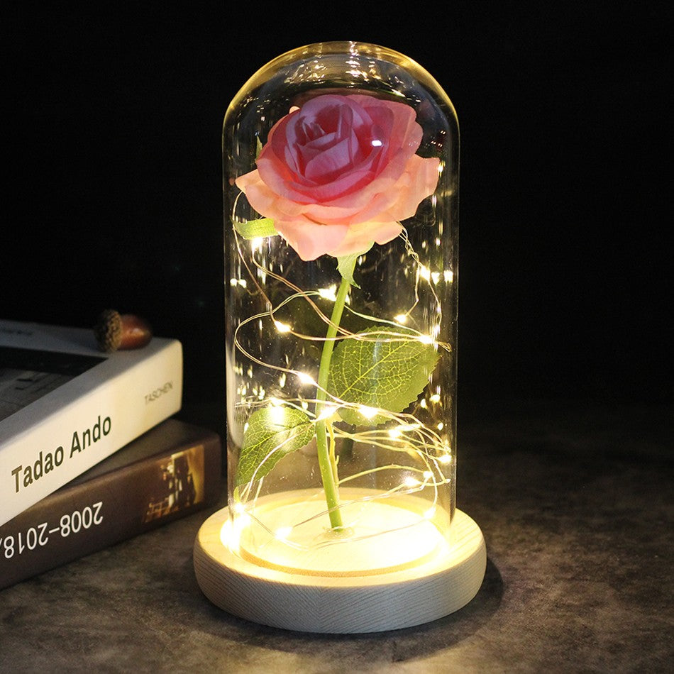 2026 Drop shipping Galaxy Rose Artificial Flowers Beauty and the Beast Rose Wedding Decor Creative Valentine's Day Mother's Gift