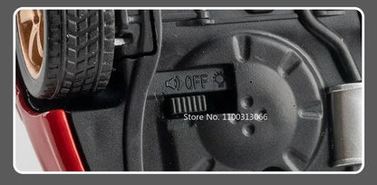 1:32 Subaru Impreza Modelo de Brinquedo de Carro Esportivo de Liga Leve, Carro Superesportivo em Miniatura Fundido com Luz e Som, Portas que Abrem e Fricção para Presentes Infantis