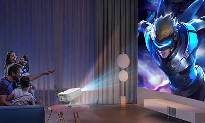 Projetor Salange Netflix P92MAX Smart Android 13 1080P BT5.2 WiFi6 12000L Foco Eletrônico Correção Trapezoidal Automática 4K Filmes Cinema Doméstico HD