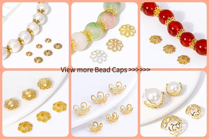 2/3/4mm Hollow Cube Beads 18k Gold Plated Brass Spacer Beads,Separators For Beads,DIY Jewelry Making Supplies Wholesalele