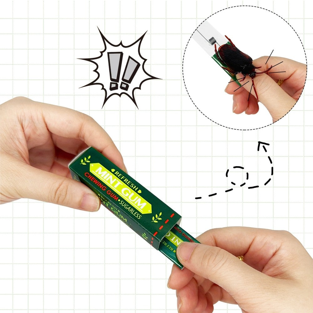 10-30 Pcs Halloween Prank Cockroach Chewing Gum for Halloween Ghost Festival Prank Funny Party Party Gift Decoration Supplies