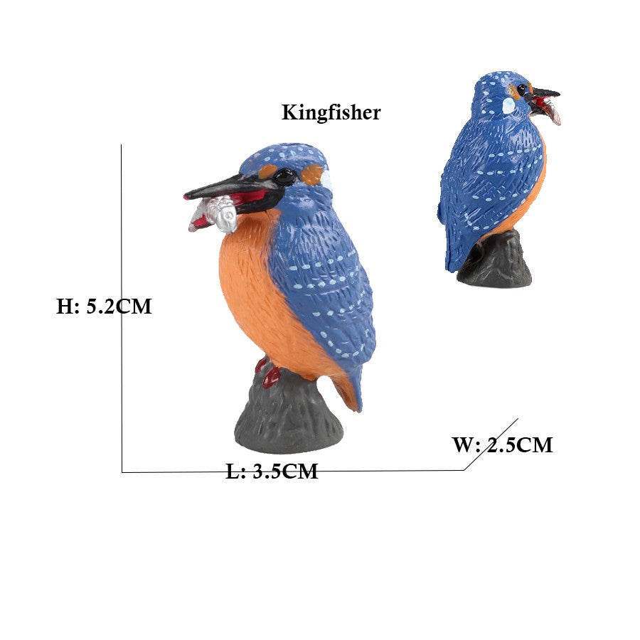 Coruja Flamingo Peru Tucano Seahawk Modelo Animais Estatuetas Plástico Pássaro Brinquedo Boneco de Ação Aventuras na Selva Presentes para Crianças Zoológico da Floresta