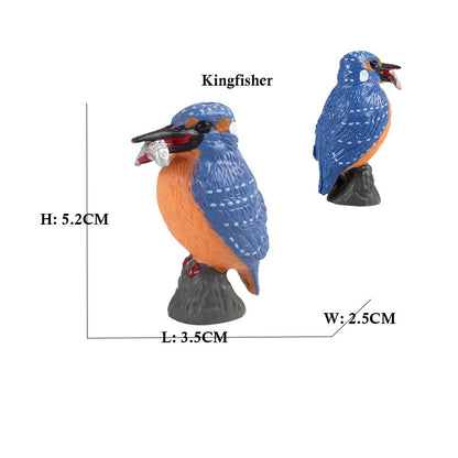 Coruja Flamingo Peru Tucano Seahawk Modelo Animais Estatuetas Plástico Pássaro Brinquedo Boneco de Ação Aventuras na Selva Presentes para Crianças Zoológico da Floresta