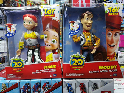 Boneca Jessie e Woody Articuladas com Som Toy Story Modelo Boneco Figuras de Ação Presentes de Natal Halloween para Crianças