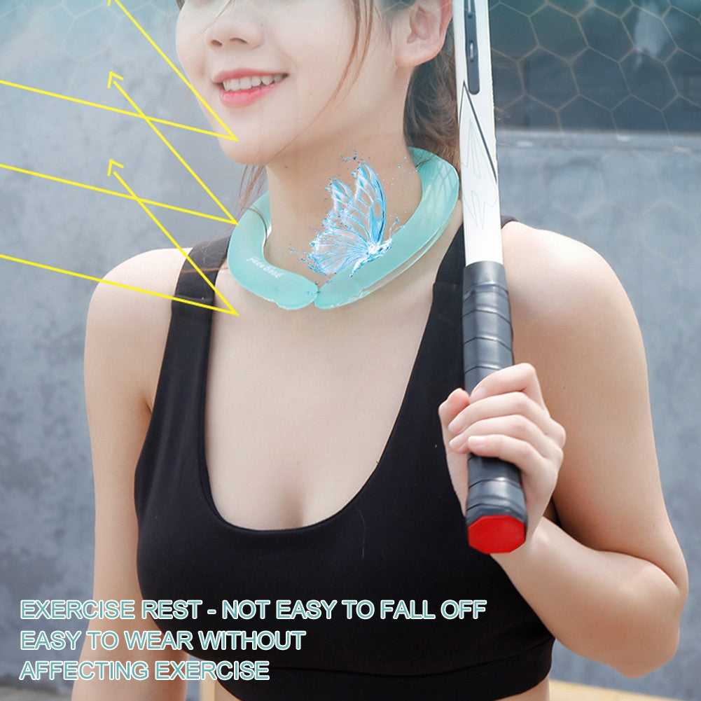 Summer Cooling Neckband Reusable Portable Outdoor Sports Icy Neck Cooler for Men Women
