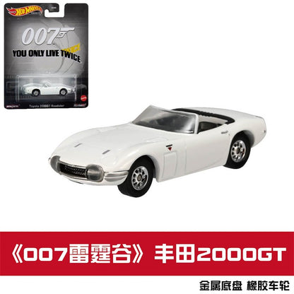New Genuine Hot Wheels Entertainment Pop Culture Oil Set Topgun Pors Rs Shark Alloy Car Vanquish 007 2000gt Toy Boy Cool Gifts