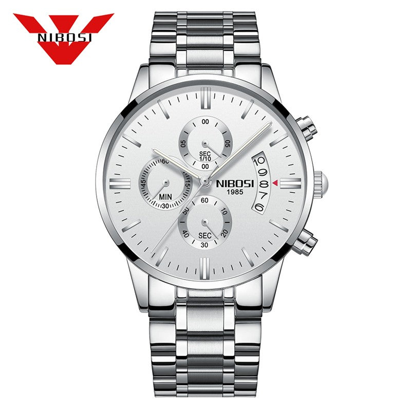 NIBOSI Mens Watches Top Brand Luxury Famous Men's Dress Watch Fashion Casual Military Quartz Wristwatches Saat Relogio Masculino