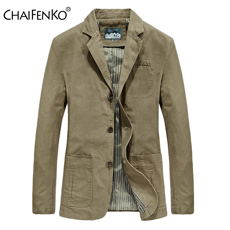 Men Suit Jacket Spring Autumn New Solid Color Waterproof Windbreaker Coat Men Brand Outwear Fashion Slim Casual Jacket Men