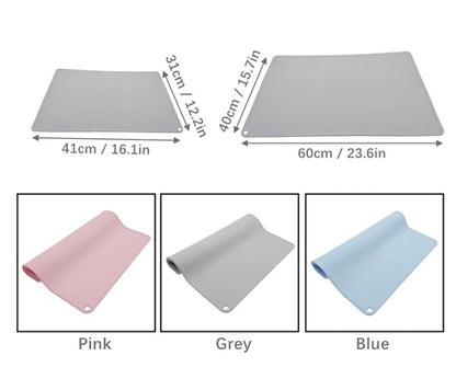 High Quality Waterproof Non-slip Pet Mat Dog Feeding Pad Easy To Clean Silicone Pet Food Mat, Table Mat, Large Placemat