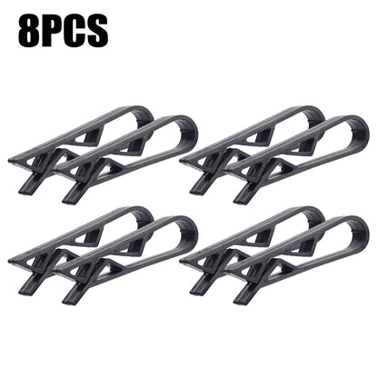 36/2 peças Clipes Fixadores para Lixo Suporte Antiderrapante para Sacola de Lixo Clipes Seladores para Sacos de Salgadinhos Organizador de Cozinha