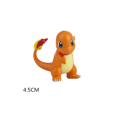 Pokémon 4-13cm Bonecos de Desenho Animado Filme Anime Pikachu Eevee Charmander Mewtwo Bonecos Colecionáveis Melhor Presente de Aniversário para Crianças