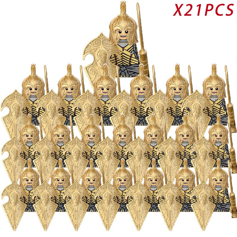Lord of the Rings Elfos Orcs Exército Anões Rohan Mini Bonecos de Ação Blocos de Montar Brinquedos para Crianças Presente de Aniversário