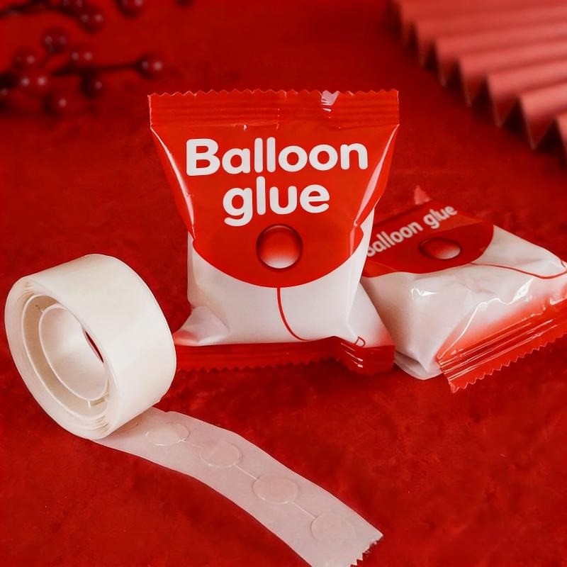 Balloon Mounting Tape Adhesive Dots Clear Sticky Stickers for Ceiling Wall Decoration Easy Peel Off for Reuse in Parties