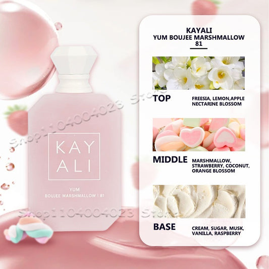 Perfume KAYALI 81 100ML Perfume Árabe Original KAYALI Yum Boujee Marshmallow Eau de Parfum para Unissex Perfumes KAYALI 28