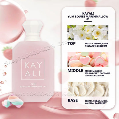 Perfume KAYALI 81 100ML Perfume Árabe Original KAYALI Yum Boujee Marshmallow Eau de Parfum para Unissex Perfumes KAYALI 28