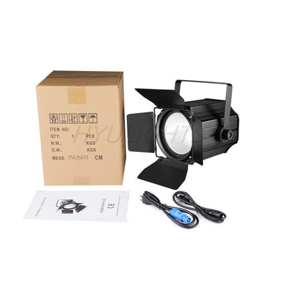 300W COB LED Par Light  Barn Doors 2IN1 Cold White + Warm White   Led Beam Wash Strobe 6IN1 RGBWA+UV Effect Stage Lighting