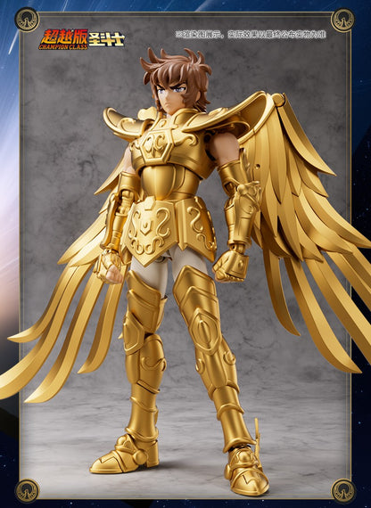 Blokees Saint Seiya Cisne Hyoga Pégaso Seiya Cavaleiros do Zodíaco Aquário Camus Áries Mu Action Figures Modelo de Anime Estátua Brinquedos