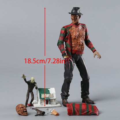 NECA Horror Movie Nightmare Ultimate Action Figure Doll PVC Desktop Toy Model for Colletible