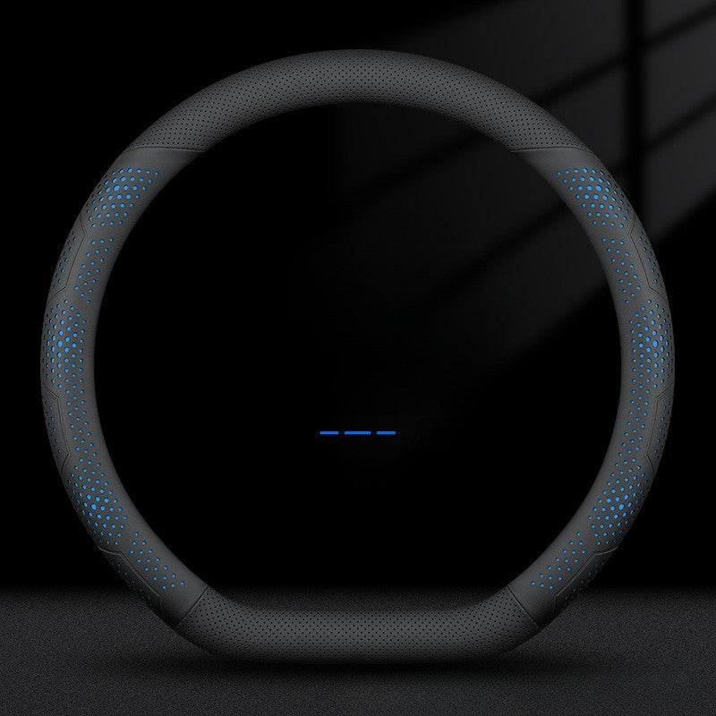 O/D Type Nappa Leather Car Steering Wheel Cover Universal Steering Wheel Cover Steering Wheel Accessories Anti Slip Handle Cover