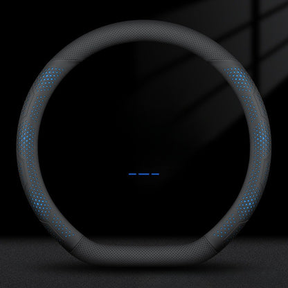 O/D Type Nappa Leather Car Steering Wheel Cover Universal Steering Wheel Cover Steering Wheel Accessories Anti Slip Handle Cover