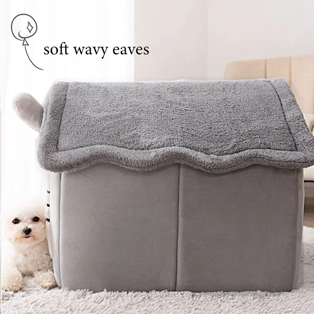 Casinhas dobráveis de inverno para cães e gatos de pequeno e médio porte, colchões, produtos para animais de estimação, cestos para filhotes, casinhas de inverno