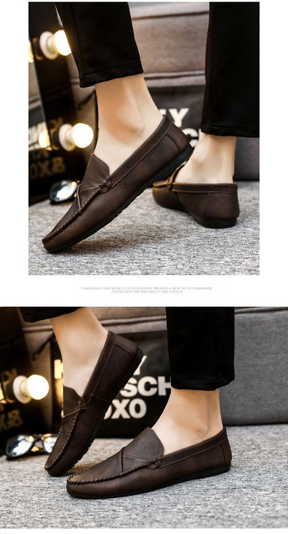 Men Shoes Loafers Casual Shoes Handmade Moccasins Men Comfortable Driving Shoes Sneakers Male Designer Design Footwear 2023