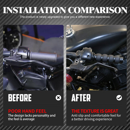 1" Motorcycle Hand Grips 25mm Handlebar Handle Bar For Harley Touring FLHR Softail Fat Boy Sportster XL 883 1200 Dyna For Honda