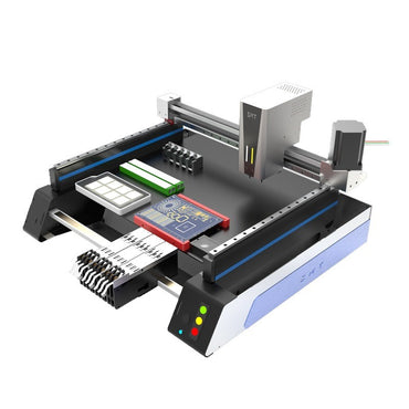 High-speed Fully Automatic Triple Vision Camera Desktop SMT Machine 220V / 110V SMT Pick And Place Machine Chip Mounter LED SMD