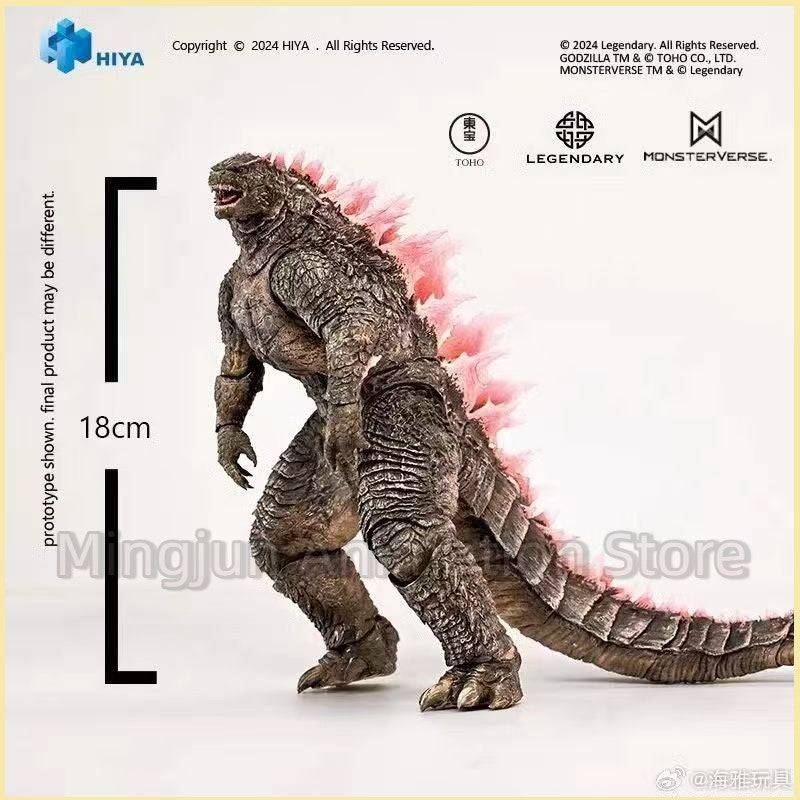 In Stock 18CM HIYA Action Figure Exquisite Basic Series   Kong The New Empire Godzilla Evolved Ver GARAGE KIT