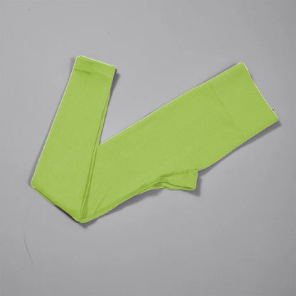 Women Ribbed Yoga Pants High Waisted Gym Leggings Sport ? Fitness Seamless Female Legging Control Running Training Tights