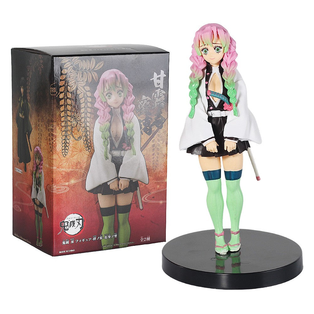 Anime figura Demon Slayer Figura Kamado Tanjirou Nezuko Action Figures PVC Modelo Brinquedos Zenitsu Estatueta Inosuke Kimetsu No Yaiba