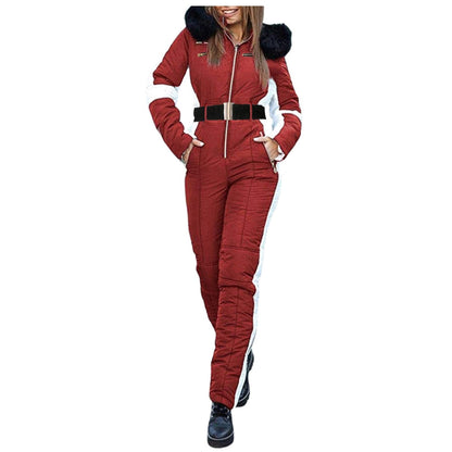Women'S Winter Jackets Parkas 2024 Women'S Winter Outdoor Sports Jumpsuit ' With Removable Outdoor Sports Soft ??????? ???????