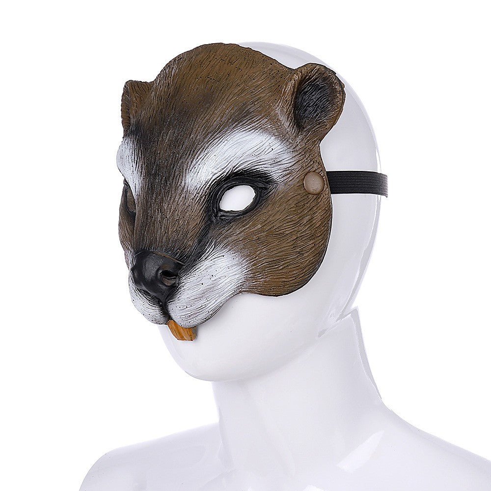 Halloween Animal Mask Collection PU Foam Realistic Animal Mask Carnival Masquerade Party Game Cosplay Props Costume Accessories
