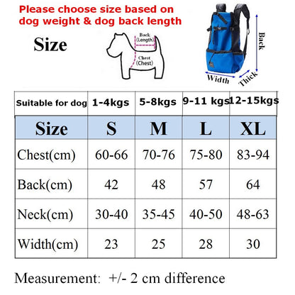Mochila de Transporte para Cães de Estimação para Caminhada, Viagem, Ventilação Externa, Respirável, Bicicleta, Motocicleta, Esportes ao Ar Livre, Bolsa de Malha, Drop Shipping