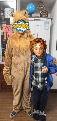 Boys Girls Wizard Lion King Costume Baby Kids Child Animal Birthday Party Halloween Cosplay Costumes Role Play Jumpsuit