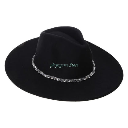 Chapéu de Cowboy Y88A para Meninas, Chapéu de Cowgirl Brilhante com Glitter, Strass e Cinto, Chapéu de Festa de Aniversário, Acessórios para Fantasia