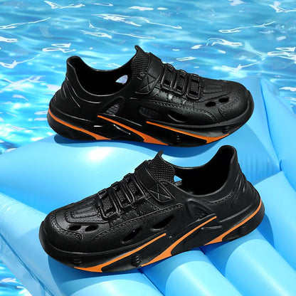 Summer Men's Outdoor Sandals Slippers Beach Comfortable Thick Soft Clogs Men Women Beach Sandals Male Casual Water Garden Shoes