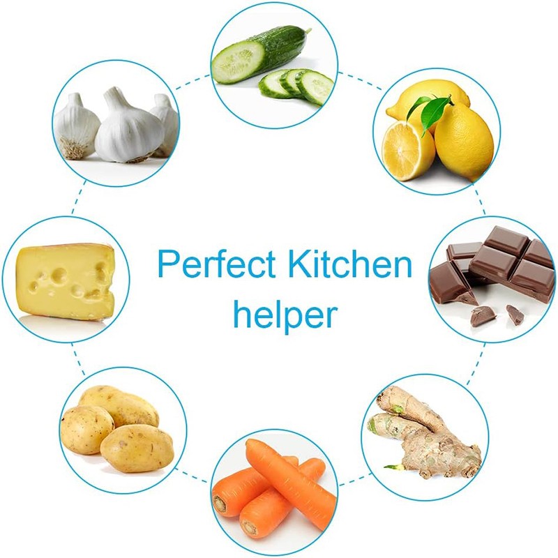 Stainless Steel Cheese Grater Lemon Zester With Cover Cheese Lemon Fruit Chocolate Grater With Nonslip Handle Kitchen Gadget