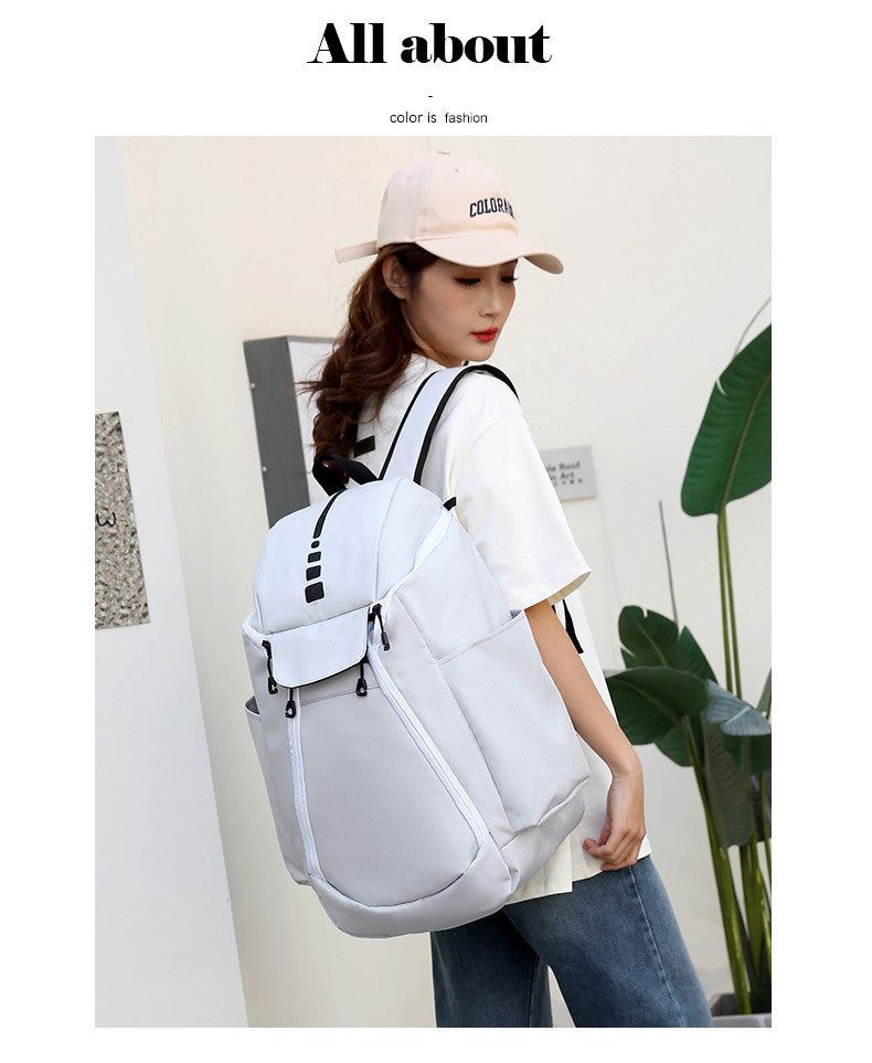 Mochila de basquete de grande capacidade com logotipo personalizado, bolsa de treinamento multifuncional para atividades ao ar livre com número impresso, bolsa esportiva de basquete e futebol