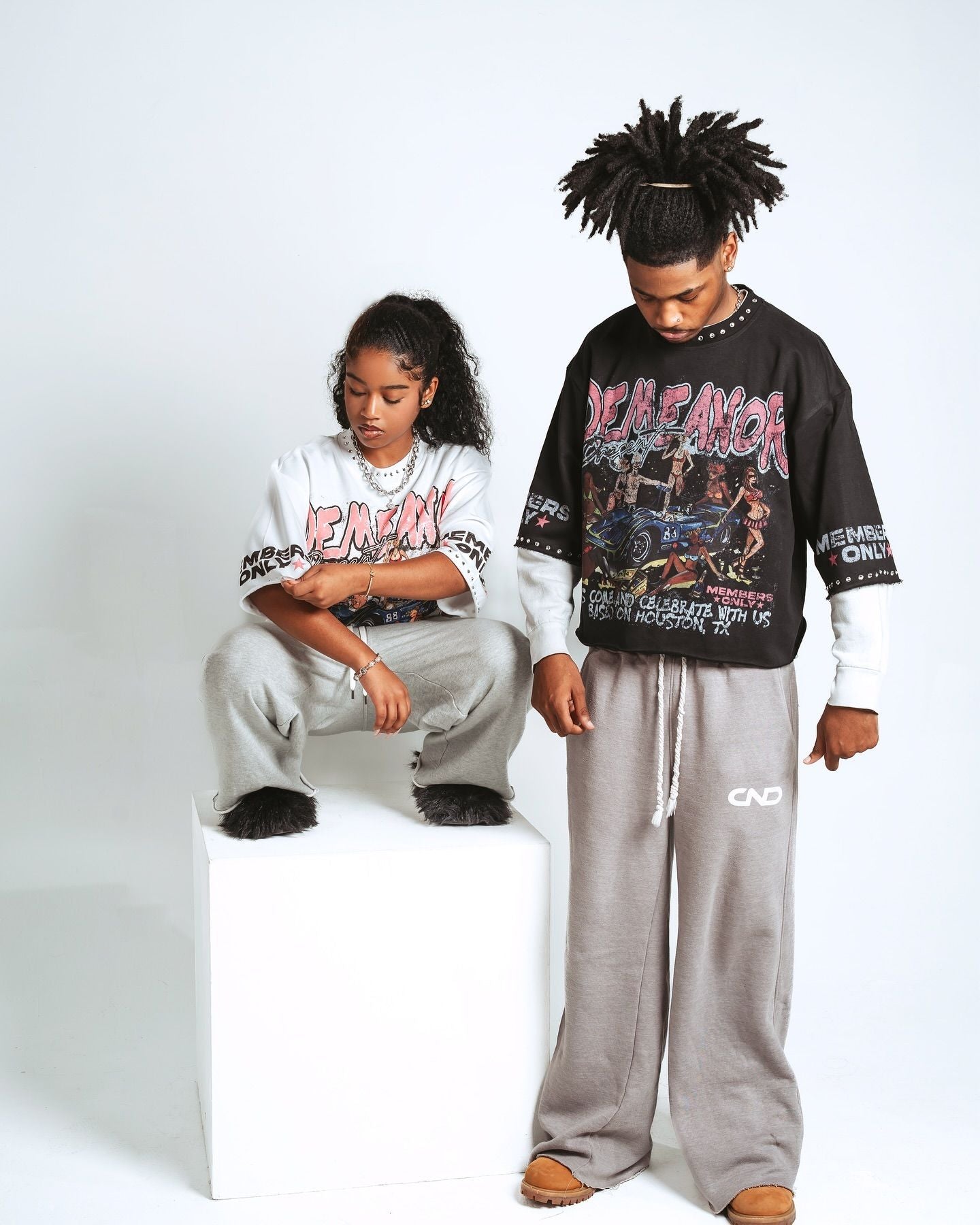 Womens Harajuku Klein Stone Embroidery Crop Tees Y2k Gothic Graphic Men Hip Hop Print Long Sleeves T Shirts Cotton Loose Tops