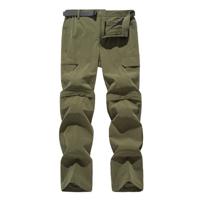 2025 Zip Off Hiking Pants Convertible Shorts Mens Cargo Work Pants Lightweight Breathable Trousers Workwear Outdoor Casual Pants