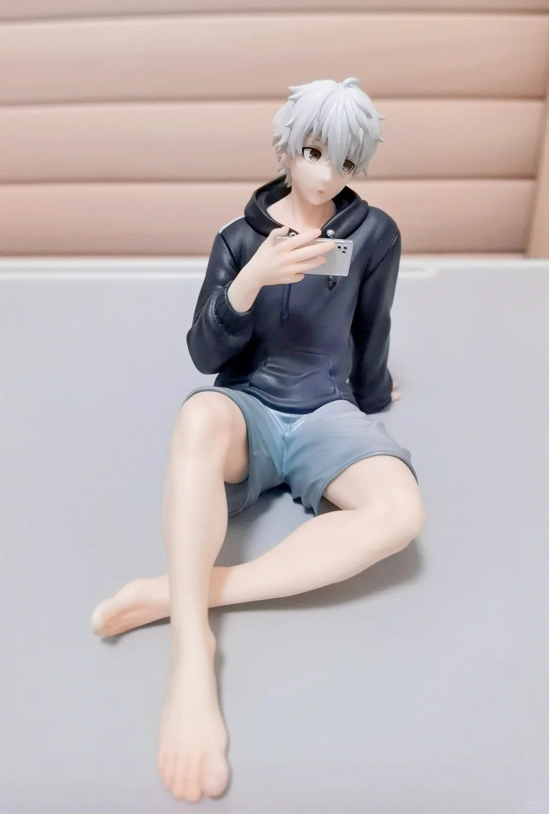 BLUE LOCK Bonecos de Ação Nagi Seishiro Figura de Anime Sentado Estatueta de PVC Modelo Colecionável Brinquedos de Boneca para Crianças Presentes