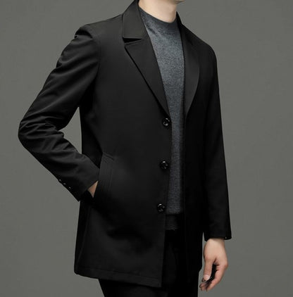 Long Male Blazer Plus Big Size Single Breasted Coat Oversize Menswear Fashionable Men's Suit Jackets New in Classic Casual 2025