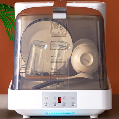 Mini Dishwasher Portable Countertop Washing Machine Automatic Smart Desktop Cleaner for Home Kitchen Glass High Temperature