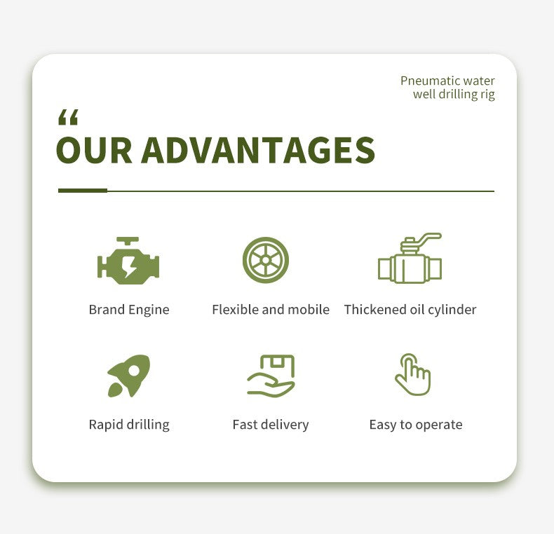 Rotary Blasthole Drill Rig Truck Mounted 200m 300m 500m 600m 800m Deep Borehole Machine Air Water Circulation