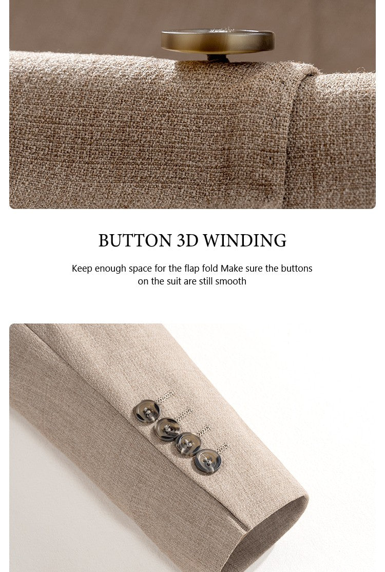 ST Cassy new 2 buttons on suit modern design mens office wear blazer coustime homme luxe Bead edge craftsmanship