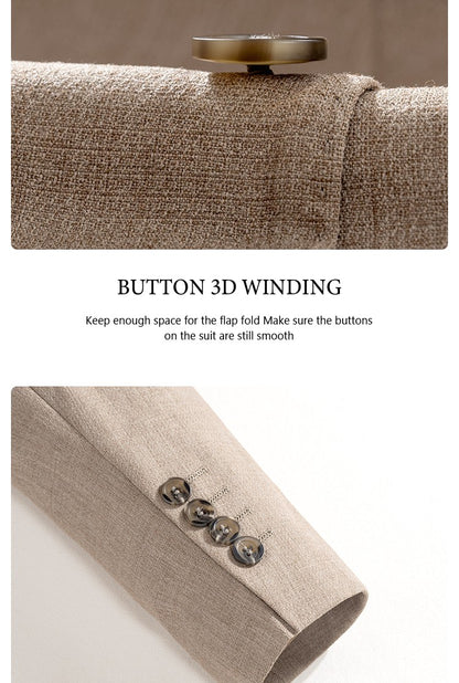 ST Cassy new 2 buttons on suit modern design mens office wear blazer coustime homme luxe Bead edge craftsmanship